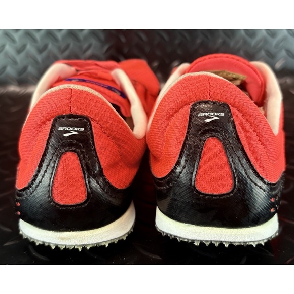 Brooks Women's Track & Field 6-Spike Running Shoes Size 11 Orange - Picture 4 of 9
